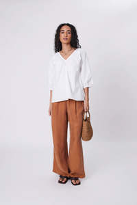 Marlow: Marlow - Reverb Pant - Rust