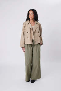 Marlow - Cascade Wide Leg Pant - Laurel