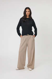 Marlow - Alto Merino Crew - Black