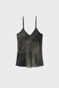 Silk Laundry: Silk Laundry - Bias Cut Cami Smoke