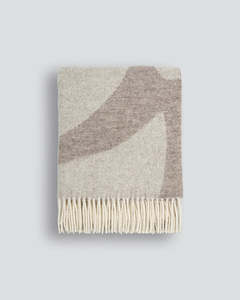 Baya: BAYA 100% Wool Throw Fawn