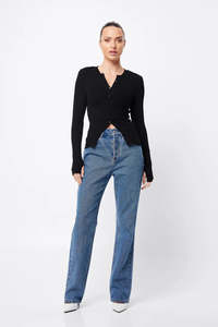 Womens: Mossman - Lyon Cardigan - Black