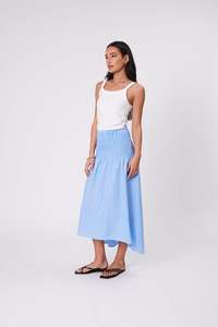 Womens: Marlow - Sol Shirred Skirt
