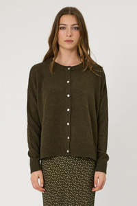 Remain - Tali Cardigan- Olive
