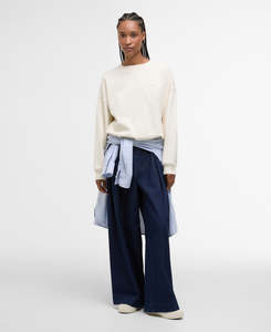 Sweaters Knitwear: Barbaour - Rosie Sweatshirt - Ecru