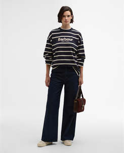 Barbour - Maeve Top - Dark Navy/Ecru Stripe
