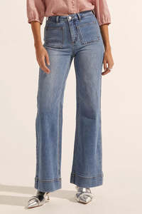 Bottoms: Zoe Kratzmann - Theroy Jean - Mid Wash