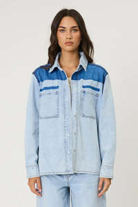Denim: Remain - Knox Shirt - Cali Blue