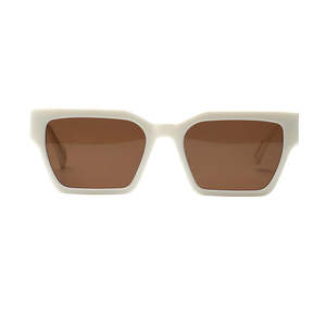 Eyewear: Age Eyewear - Carnage - Ivory - Brown Lens