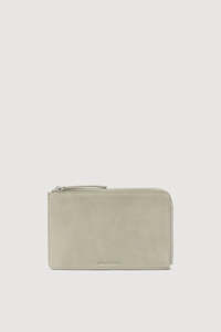 Accessories: Assembly Label - Neve Suede Pouch - Taupe