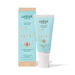 WOTNOT Natural Face Sunscreen + Serum, BB Cream & Mineral Makeup