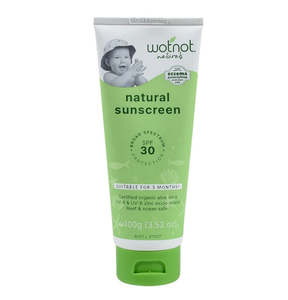 Skincare: WOTNOT Baby Natural Sunscreen SPF 30