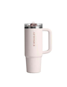 Stanley Quencher Flip Straw Tumbler | 30 OZ - Rose Quartz