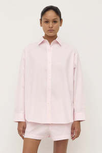 Assembly Label: Assembly Label - Marigold Poplin Long Sleeve Shirt - Blossom