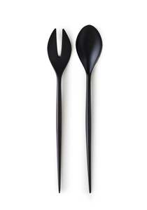 Ceramics: Normann Copenhagen - Krenit Salad Set - Black