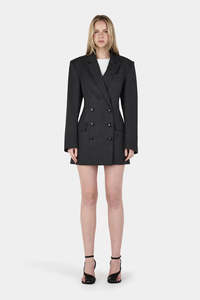 Blazer: Hansen & Gretel - Callum Blazer Dress - Charcoal