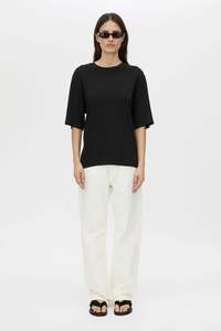 Camilla and Marc - Felton Drapped Back Tee - Black