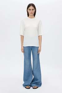 Camilla and Marc - Felton Draped Tee - White