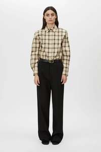 Camila And Mark: Camilla and Marc - Pasphae Check Shirt - Ivory Check