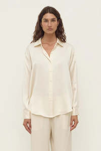 Assembly Label - Pippa Silk Shirt - Cream