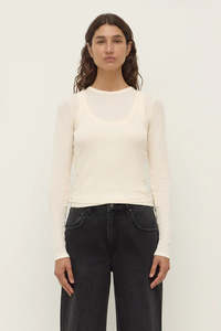 Assembly Label - Zali Long Sleeve Tee - Cream