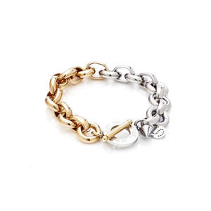 Silk & Steel - Heirloom Two Tone Bracelet