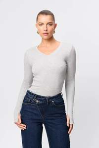 Mossman - Sedona Top - Grey Marle