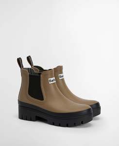 Barbour - Halton Chelsea Welly - Military Brown/Black