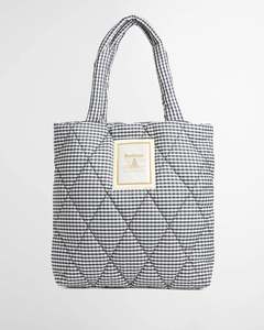 Accessories: Barbour - Riah Quilted Toe Bag