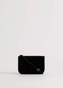 Accessories: Yu Mei - Vi Bag - Black Suede