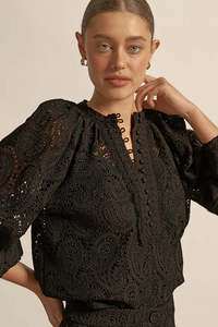 Zoe Kratzman: Zoe Kratzmann - Adorn Top - Black