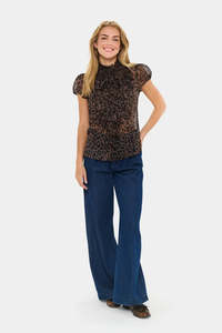 Saint Tropez - Lilja Shirt - Chocolate Brown