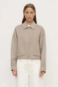 Assembly Label - Dallas Wool Jacket - Pebble