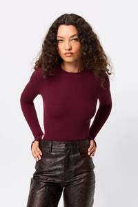 Tops: Mossman - Brooklyn Top - Bordeaux