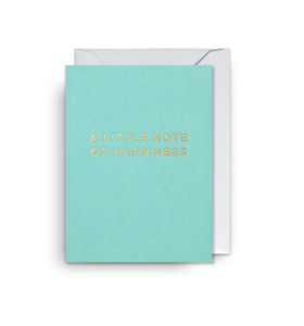 Greeting Cards: CARD - Little Note of Happiness - Mini