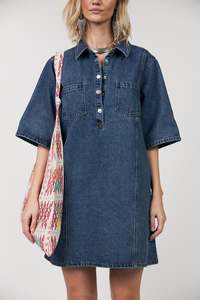 Lollys Laundry - Mola Dress - Blue