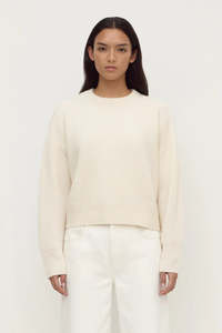 Assembly Label - Amerie Cashmere Knit Jumper - White