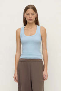 Assembly Label - Robyn Scoop Neck Tank - Breeze