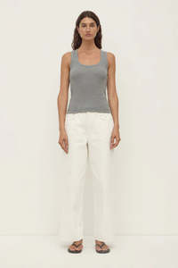 Assembly Label - Womens Boyfriend Jean - Vintage White