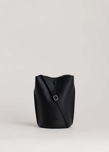 Yu Mei - Phoebe Bucket Bag - Black Deer Nappa