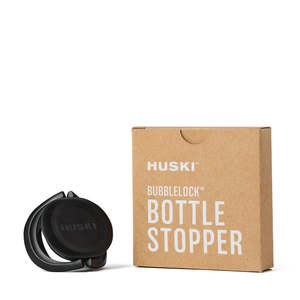 Gifts: Huski - Bubblelock Bottle Stopper - Black