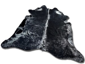 Black + White Cowhides: Black – D800