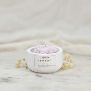 Flowers in Ivory Pottles