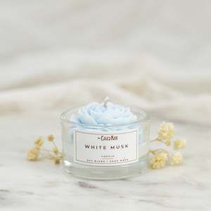 Flowers in Glass Tealights