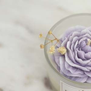 Flowers in Glass Vessel