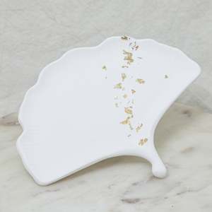Handmade Trinket Trays: Ginkgo Leaf Trinket Tray