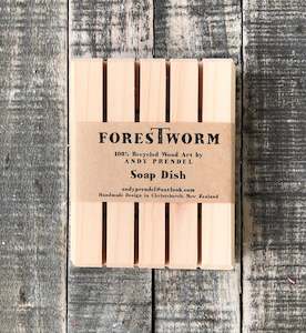 WOODEN SOAP TRAY - Macrocarpa