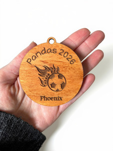 Precision Laser And Engraving: Personalised Wooden Medals