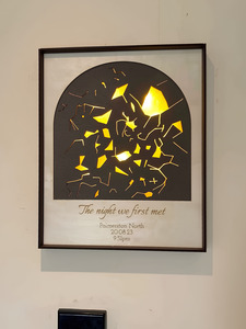 Precision Laser And Engraving: Personalised Night Sky Light