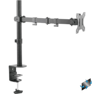 Single Arm Monitor Desk Mount - 13" - 32"